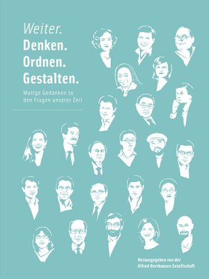cover image of Weiter. Denken. Ordnen. Gestalten